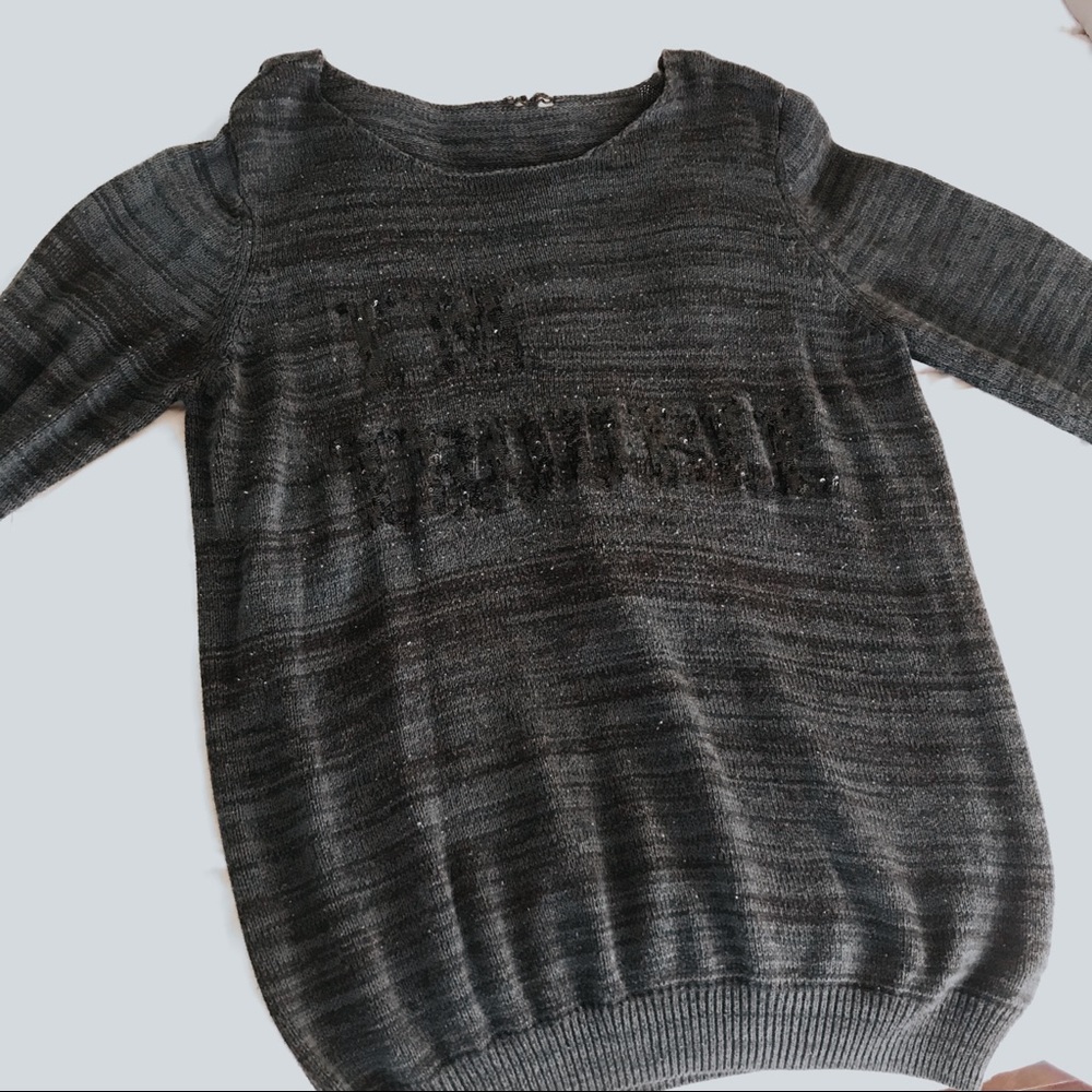 A cute sweater from thrift store